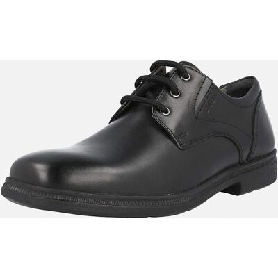Zapatos escolares de cuero Geox Boys Federico - Negro - Talla 4 UK Zapatos escolares de cuero Geox Boys Federico - Negro - Talla 4 UK