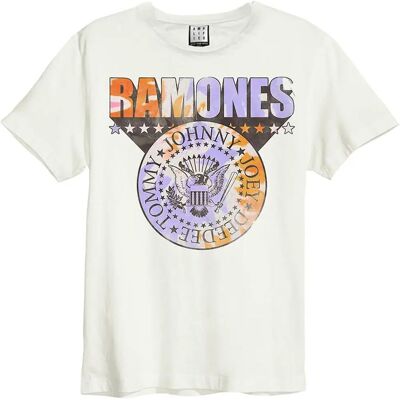 Amplified White Tie Dye Ramones T-Shirt - T-Shirt Amplified White Tie Dye Ramones T-Shirt - T-Shirt