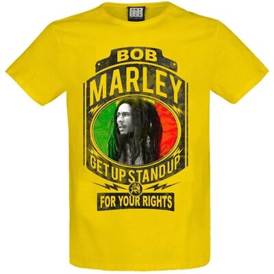 T-shirt Amplified di Bob Marley per adulti unisex - Lotta per i tuoi diritti T-shirt Amplified di Bob Marley per adulti unisex - Lotta per i tuoi diritti