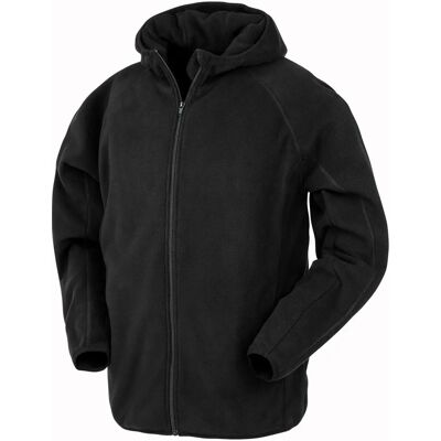 Giacca microfleece riciclata Result - Con Cappuccio, Zip Completo - Unisex Giacca microfleece riciclata Result - Con Cappuccio, Zip Completo - Unisex