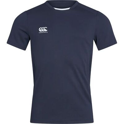 Canterbury Unisex Adult Club Dry T-Shirt - Navy - Size: 42/Regular/18/16 Canterbury Unisex Adult Club Dry T-Shirt - Navy - Size: 42/Regular/18/16
