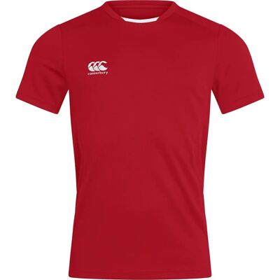 Canterbury Unisex Adult Club Dry T-Shirt - Red - Size 40 Canterbury Unisex Adult Club Dry T-Shirt - Red - Size 40