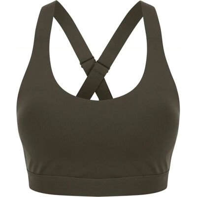 Tombo - Tombo Core Medium Impact Bra - Olive Green Tombo - Tombo Core Medium Impact Bra - Olive Green