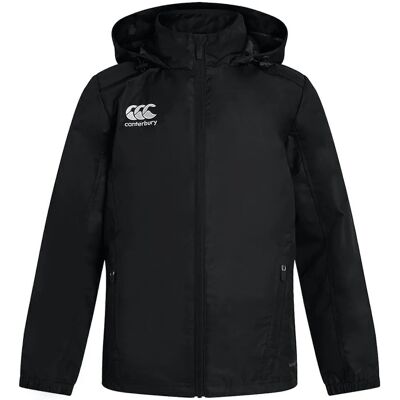 Canterbury Unisex Zwarte Joggingjas - Kindermaat 6 jaar Canterbury Unisex Zwarte Joggingjas - Kindermaat 6 jaar
