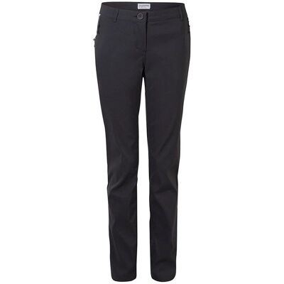Craghoppers Dames Kiwi Pro II Broek - Antraciet - Maat 16 Lang Craghoppers Dames Kiwi Pro II Broek - Antraciet - Maat 16 Lang