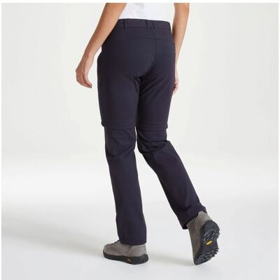 Craghoppers Dames Kiwi Pro II Marine Broek - Vrouwelijke Omkeerbare Broek Craghoppers Dames Kiwi Pro II Marine Broek - Vrouwelijke Omkeerbare Broek