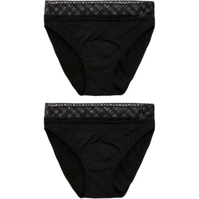 Next Perioden - Slips - 2-pack - Flux moyen - Sous-vêtements menstruels - Publicité Next Perioden - Slips - 2-pack - Flux moyen - Sous-vêtements menstruels - Publicité