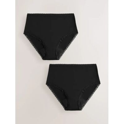 Next Perioden-Slips - 2er-Pack - mittlerer Durchfluss - supersoftes Gewebe - Periodenunterwäsche Next Perioden-Slips - 2er-Pack - mittlerer Durchfluss - supersoftes Gewebe - Periodenunterwäsche