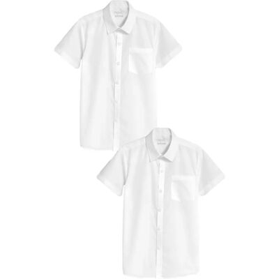 Next - Kurzarm-Schulhemden 2er-Pack - 158 cm - Shirt Next - Kurzarm-Schulhemden 2er-Pack - 158 cm - Shirt