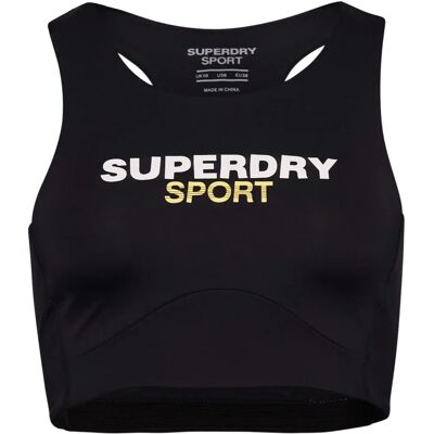 Superdry Damen Logo Sport-BH - Sport Superdry Damen Logo Sport-BH - Sport