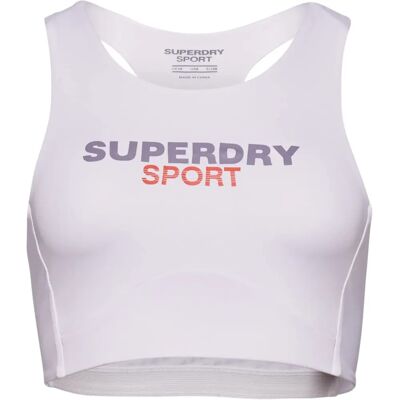 Superdry Dames Sport Core Active BH Wit - Maat: XS Superdry Dames Sport Core Active BH Wit - Maat: XS
