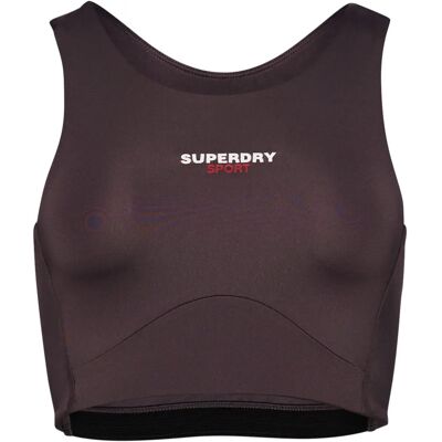 Superdry Reggiseno Sportivo Grigio in Poliestere Riciclato per Donna - Sport, Multisport, Sostenibile Superdry Reggiseno Sportivo Grigio in Poliestere Riciclato per Donna - Sport, Multisport, Sostenibile