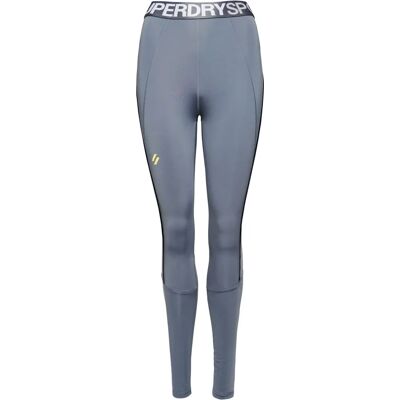 Leggings elastici sportivi donna Superdry grigi - Sport Leggings elastici sportivi donna Superdry grigi - Sport