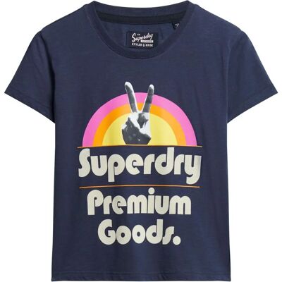 Superdry W1011252A T-shirt con grafica retrò a manica corta - T-shirt Superdry W1011252A T-shirt con grafica retrò a manica corta - T-shirt