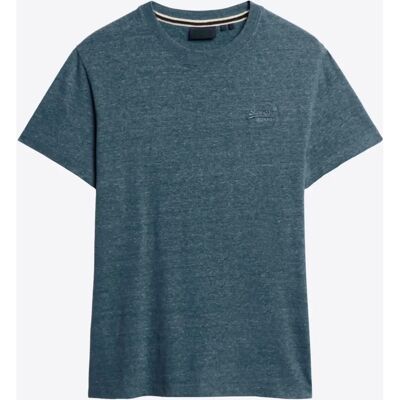 Superdry Vintage Logo Ricamato T-shirt (M1011245A) - blu alaskano melange Superdry Vintage Logo Ricamato T-shirt (M1011245A) - blu alaskano melange