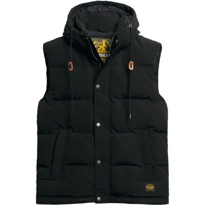 Gilet en duvet Superdry Everest (M5011708A) noir Gilet en duvet Superdry Everest (M5011708A) noir
