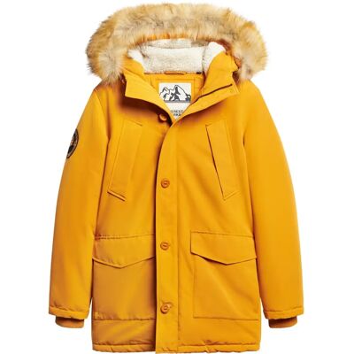 Parka Superdry Everest en fausse fourrure (M5011741A) - jaune - Publicité Parka Superdry Everest en fausse fourrure (M5011741A) - jaune - Publicité