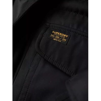 Superdry M5011744A Sort Casual Vinterparka Superdry M5011744A Sort Casual Vinterparka