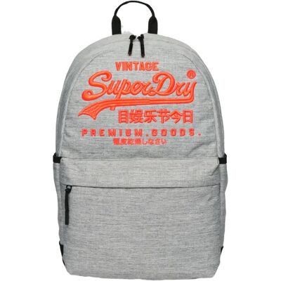 Zaino Heritage Montana Superdry Grigio/arancione - Casual Poliestere Zaino Heritage Montana Superdry Grigio/arancione - Casual Poliestere