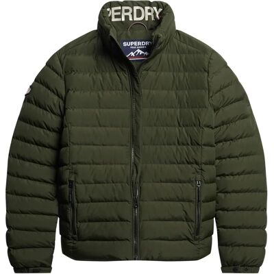 Superdry Fuji Print Padded Jacket (M5011757A-1IP) groen Superdry Fuji Print Padded Jacket (M5011757A-1IP) groen