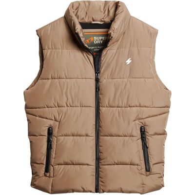 Gilet Sport Superdry (M5011808A) - beige - Publicité Gilet Sport Superdry (M5011808A) - beige - Publicité