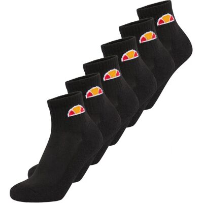 Ellesse Rilla Pack de 6 Chaussettes Sportives - Noir - Publicité Ellesse Rilla Pack de 6 Chaussettes Sportives - Noir - Publicité