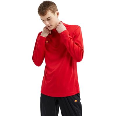 Ellesse Rolbi Top de Golf à Demi-Fermeture - Rouge - Top de Golf Ellesse Rolbi Top de Golf à Demi-Fermeture - Rouge - Top de Golf