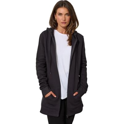 Long Tall Sally Black Cotton Tall Hoodie - Hooded Sweatshirt for Women Long Tall Sally Black Cotton Tall Hoodie - Hooded Sweatshirt for Women