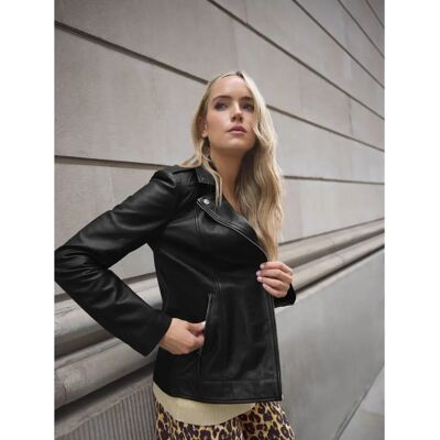 Long Tall Sally - Tall Leather Jacket - Black - 14 - Jacket Long Tall Sally - Tall Leather Jacket - Black - 14 - Jacket