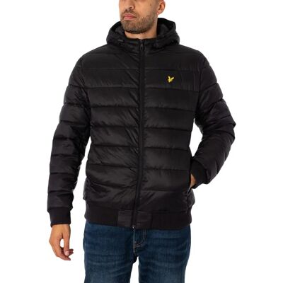Lyle & Scott Gewatteerde Hooded Jacket - zwart Lyle & Scott Gewatteerde Hooded Jacket - zwart