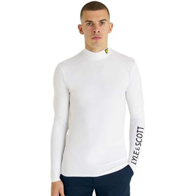 Lyle Scott Base Golf bianco - Vestibilità slim, stretch a 4 vie - Top tecnico uomo Lyle Scott Base Golf bianco - Vestibilità slim, stretch a 4 vie - Top tecnico uomo