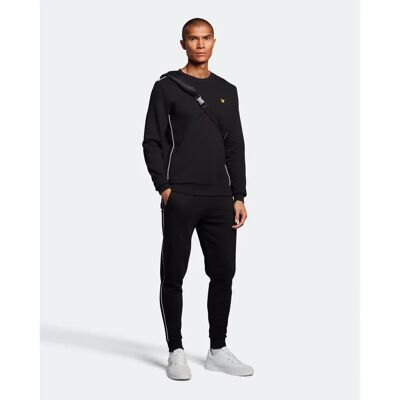 Lyle & Scott Men's Jogger Fleece Bottom Sweatpants - Black - Size: 35/34/32 - Sweatpants Lyle & Scott Men's Jogger Fleece Bottom Sweatpants - Black - Size: 35/34/32 - Sweatpants