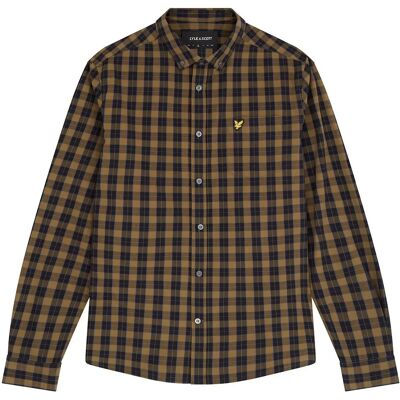 Lyle & Scott W753 Chemise Carreaux en Coton - Hommes - Publicité Lyle & Scott W753 Chemise Carreaux en Coton - Hommes - Publicité