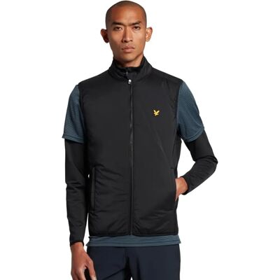 Lyle & Scott Logo Golf Gilet - Noir - Homme - Taille L - Gilet de golf - Publicité Lyle & Scott Logo Golf Gilet - Noir - Homme - Taille L - Gilet de golf - Publicité