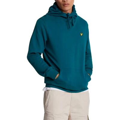 Felpa con Cappuccio Navy di Lyle & Scott - Vestibilità Classica Felpa con Cappuccio Navy di Lyle & Scott - Vestibilità Classica
