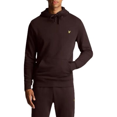 Lyle & Scott Brauner Hoodie - Sediment Pullover Hoodie - Kapuzenstil Lyle & Scott Brauner Hoodie - Sediment Pullover Hoodie - Kapuzenstil