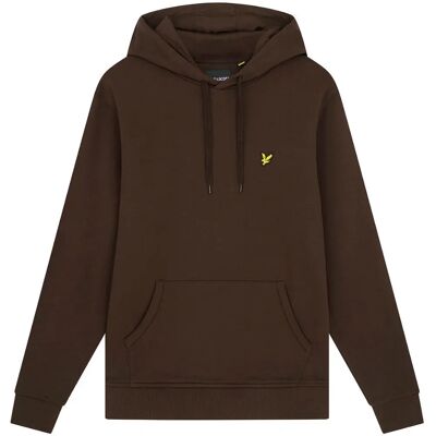Lyle & Scott Brown Hoodie - Regular Fit - Hooded Style - Cotton Lyle & Scott Brown Hoodie - Regular Fit - Hooded Style - Cotton