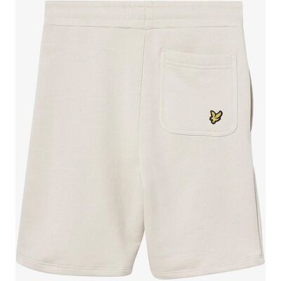 Lyle & Scott Børne Skript Broderet Sweatshorts - Blå - 8/9 år Lyle & Scott Børne Skript Broderet Sweatshorts - Blå - 8/9 år