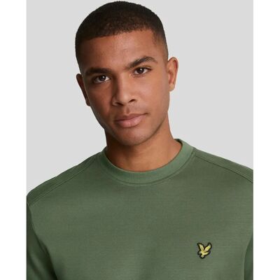 Lyle And Scott heren sport crew neck fly fleece sweatshirt - Cactus groen - maat XL Lyle And Scott heren sport crew neck fly fleece sweatshirt - Cactus groen - maat XL