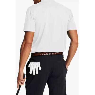 Lyle & Scott Weißes Golf Polo - Leicht recyceltes Tech Adler Logo - Größe 40/Regular Lyle & Scott Weißes Golf Polo - Leicht recyceltes Tech Adler Logo - Größe 40/Regular