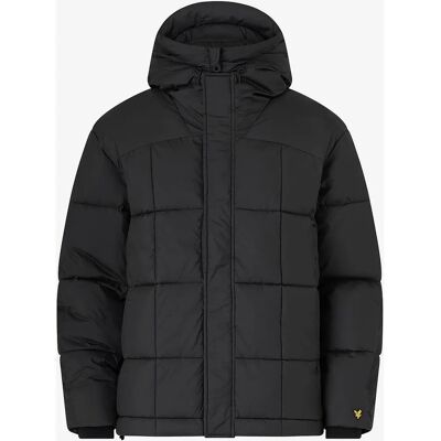 Lyle & Scott Svart Vattert Jakke - Large Lyle & Scott Svart Vattert Jakke - Large
