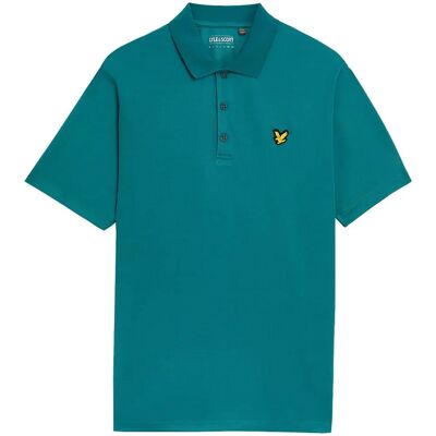 Lyle & Scott Eagle Logo Kurzarm Recycling Polo - Poloshirt Lyle & Scott Eagle Logo Kurzarm Recycling Polo - Poloshirt