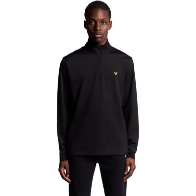 Lyle & Scott Jet Schwarz 2025 Golf Pullover - Midlayer für Herren Lyle & Scott Jet Schwarz 2025 Golf Pullover - Midlayer für Herren