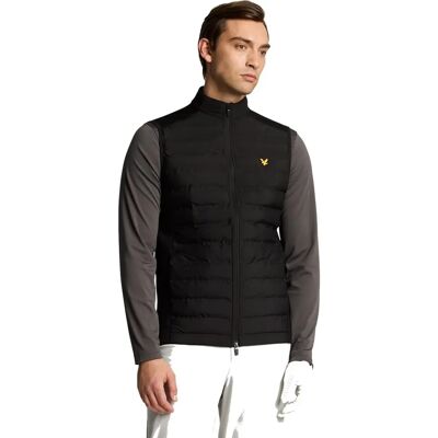 Lyle & Scott Herren Hybrid-Steppweste - Schwarz - Größe: Regular/36 Lyle & Scott Herren Hybrid-Steppweste - Schwarz - Größe: Regular/36