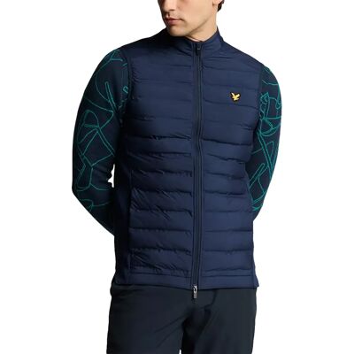 Lyle And Scott heren golf hybride gewatteerde gilet - Navy - Maat: Regular/34 - Golflijf Lyle And Scott heren golf hybride gewatteerde gilet - Navy - Maat: Regular/34 - Golflijf