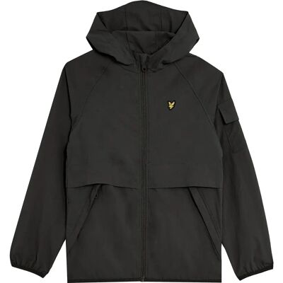 Lyle & Scott Jongens Windbreaker met Capuchon - Zwart - Maat 9/10 jaar Lyle & Scott Jongens Windbreaker met Capuchon - Zwart - Maat 9/10 jaar