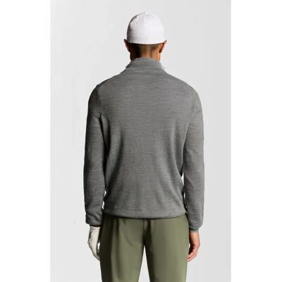 Lyle And Scott Heren Grijs 1/4 Rits Merino Trui - Trui Lyle And Scott Heren Grijs 1/4 Rits Merino Trui - Trui
