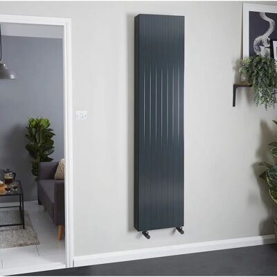 Radiatore Verticale HudsonReed - Antracite - 180x40cm - Doppio Pannello Radiatore Verticale HudsonReed - Antracite - 180x40cm - Doppio Pannello