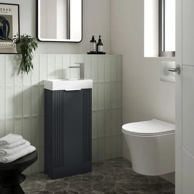 HudsonReed - Scanalato 400mm Vanity - Mobile bagno HudsonReed - Scanalato 400mm Vanity - Mobile bagno
