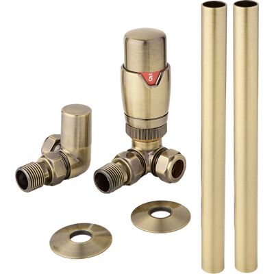 HudsonReed - Moderno Angolo - Oro spazzolato - Set di valvole HudsonReed - Moderno Angolo - Oro spazzolato - Set di valvole